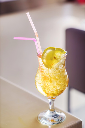 cocktail in the barの写真素材