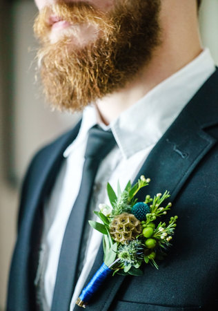 elegant groom