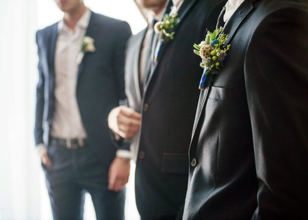 elegant groom