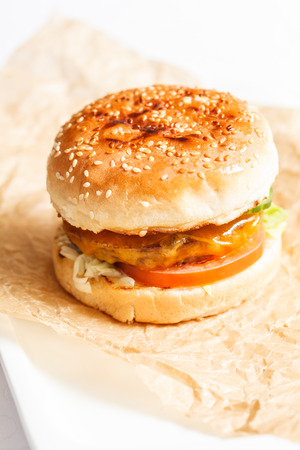 tasty burgerの写真素材