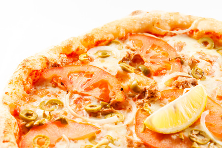 tasty pizzaの写真素材
