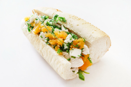 tasty sandwichの写真素材