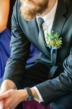 elegant groomの写真素材