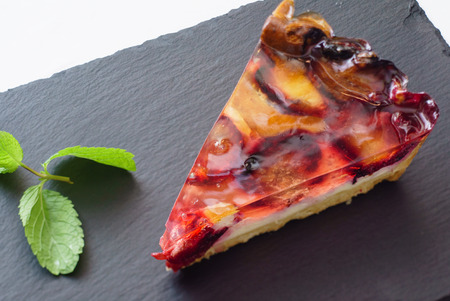 plum cakeの写真素材