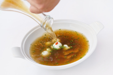 okroshka with kvassの写真素材