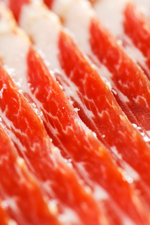 Slices of hamの写真素材