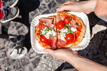 Italian pizzaの写真素材