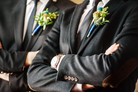 elegant groom
