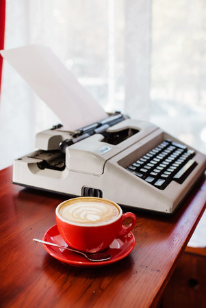 cup of cappuccionの写真素材