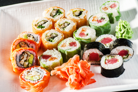 tasty sushiの写真素材