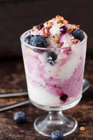 frozen yogurtの写真素材