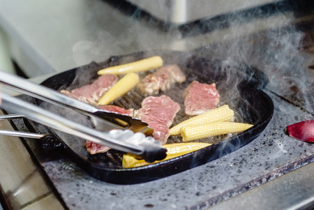 chef at workの写真素材