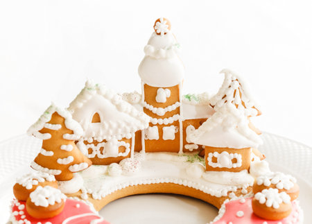 Christmas cakeの写真素材