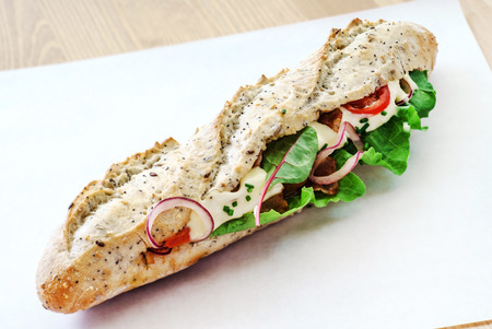 tasty sandwichの写真素材