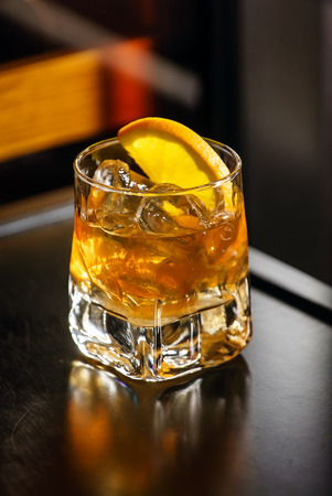 cocktail wiht orangeの写真素材