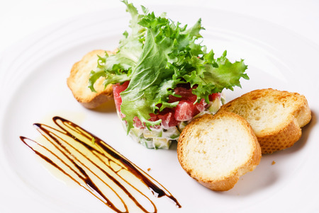 tuna tartarの写真素材