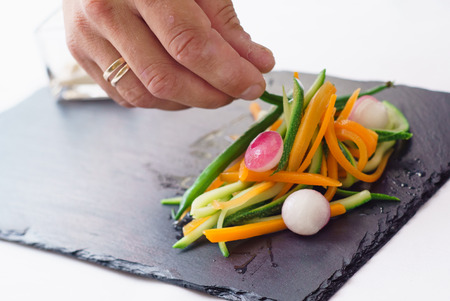 chef at workの写真素材