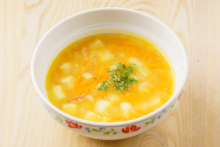 chicken soupの写真素材