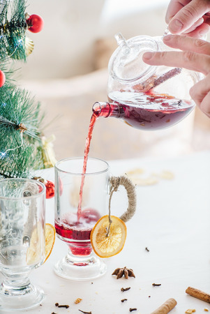 mulled wineの写真素材