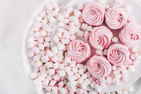 pastel marshmallowsの写真素材
