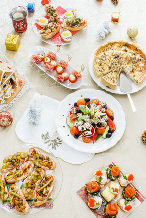 Christmas dinnerの写真素材