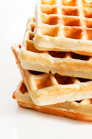 belgium wafflesの写真素材