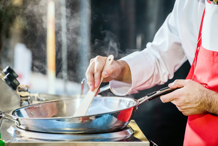 chef at workの写真素材