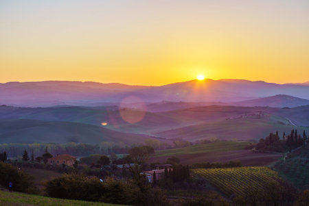 Tuscany landscapeの写真素材