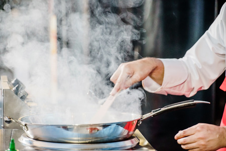 chef at workの写真素材