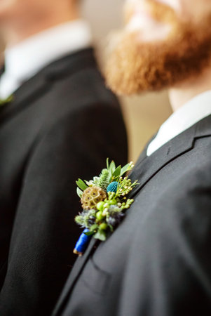 elegant groom