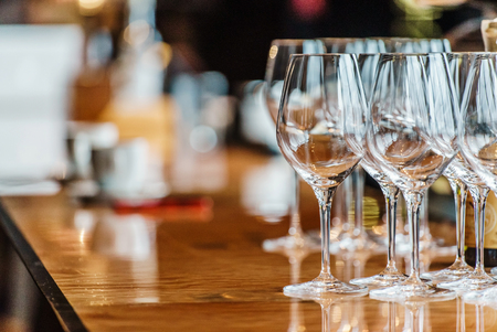 wine glassesの写真素材