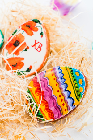 Easter cookiesの写真素材