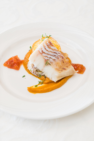 roasted white fishの写真素材