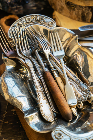 vintage dishesの写真素材