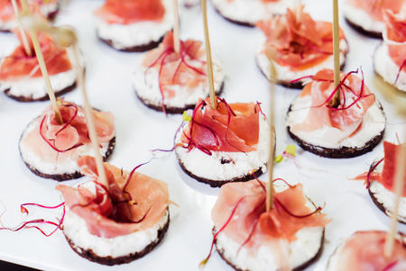 catering tableの写真素材