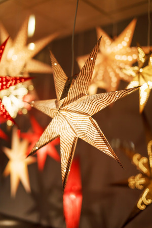 Christmas starsの写真素材
