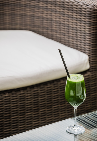 green smoothieの写真素材