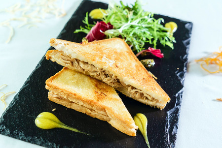 sandwich with saladの写真素材