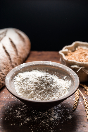 spelt flourの写真素材