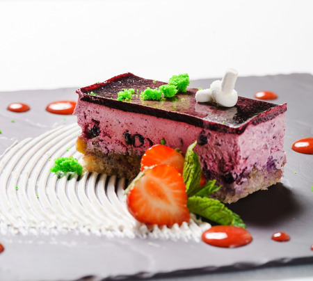 berry cakeの写真素材