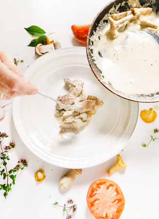 chef at workの写真素材