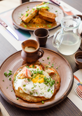 traditional breakfastの写真素材