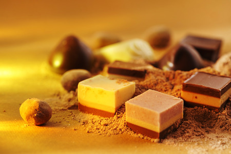 Chocolate sweetsの写真素材