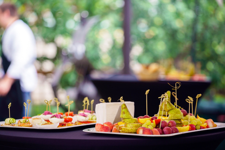 outdoor cateringの写真素材