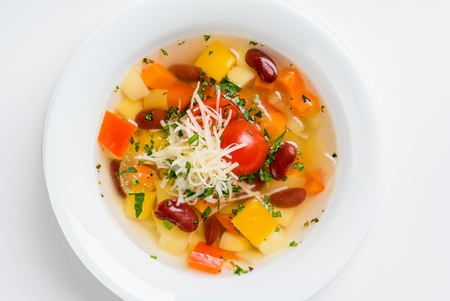 vegetable soupの写真素材