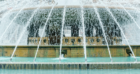 fountain in Itlayの写真素材