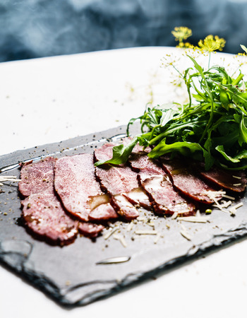 beef carpaccioの写真素材