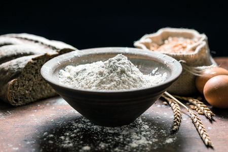 spelt flourの写真素材