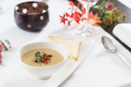 cream soupの写真素材