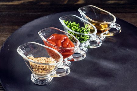 different saucesの写真素材